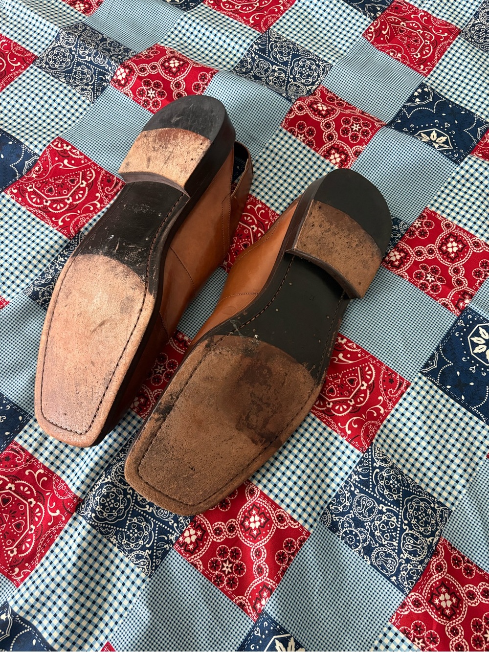 Mezlan Brown Leather Slip-On Loafers - Picture 4 of 5